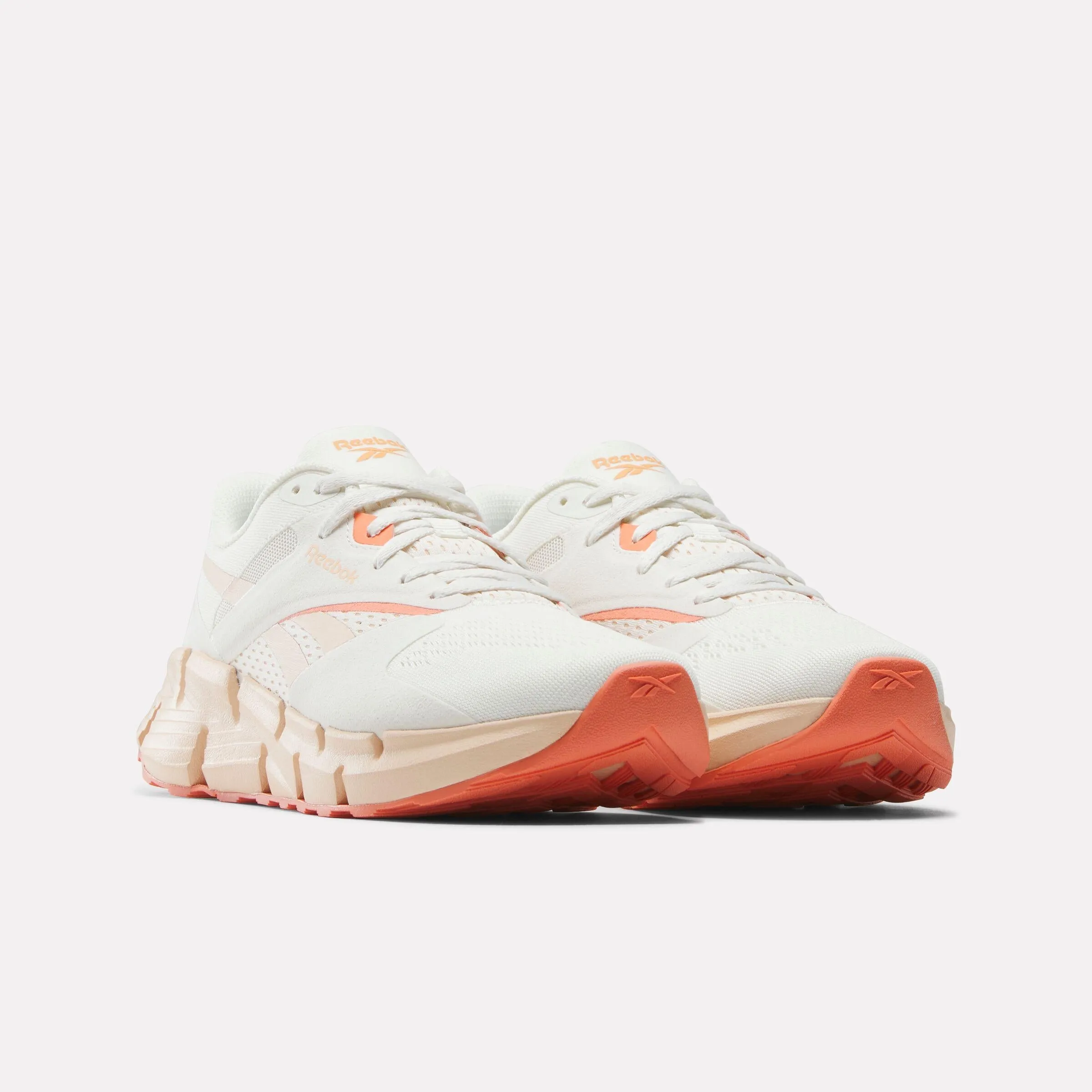 Reebok Footwear Women Zig Dynamica 5 Shoes CHALK/WASHED CLAY/CORAL sold by Reebok product image thumbnail 2