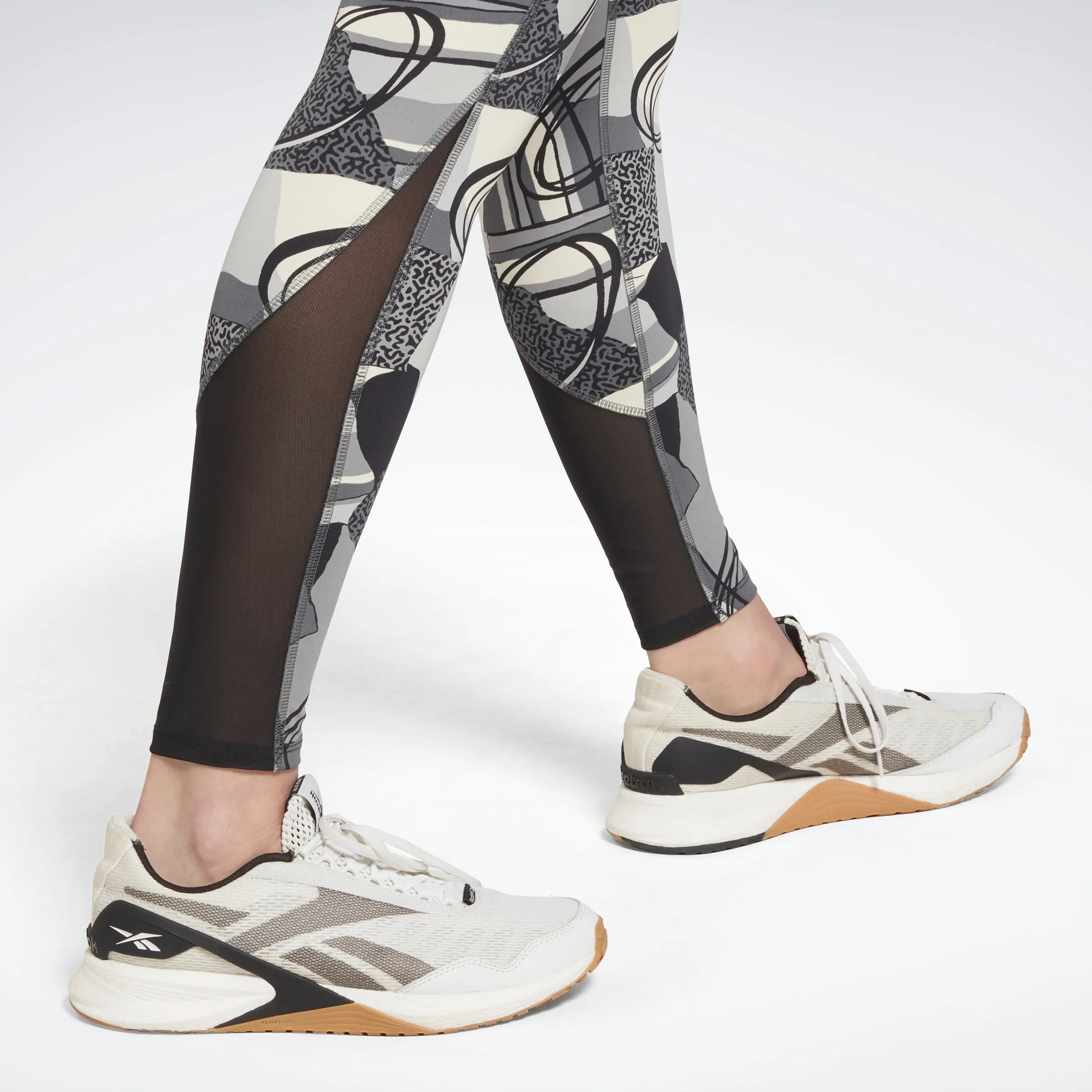 Reebok Apparel Women Lux Printed Perform Leggings Black sold by Reebok product image thumbnail 2