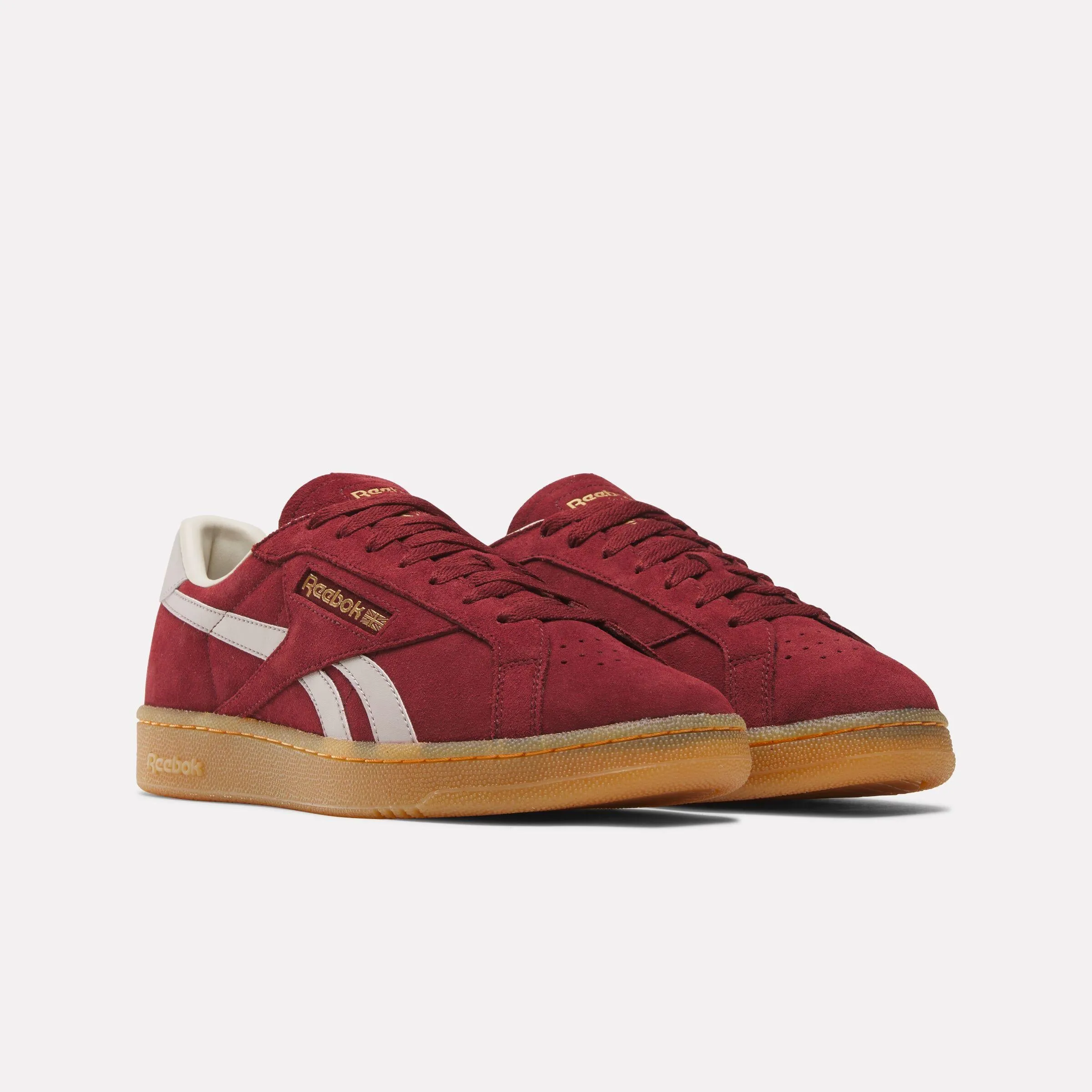 Reebok Footwear Men Club C Grounds UK Shoes RICHMAROOON/MOONSTONE/RBKBRASS sold by Reebok product image thumbnail 2