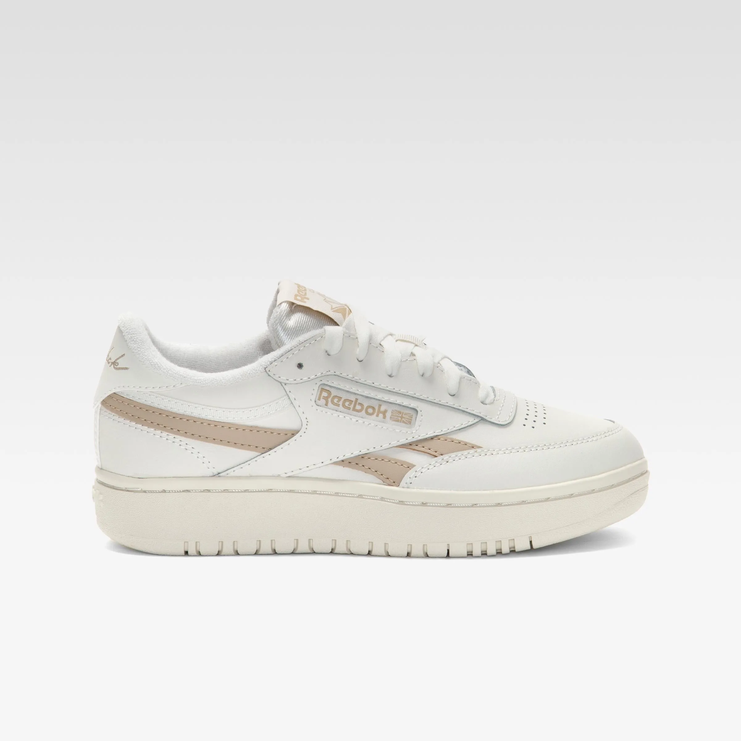 Reebok Footwear Women Club C Double Revenge Shoes CHALK/OAT/CHALK sold by Reebok