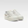 Reebok Footwear Women Club C Double Revenge Shoes CHALK/OAT/CHALK sold by Reebok