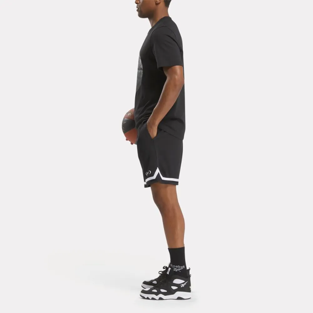 Reebok Apparel Men Basketball Transition Shorts BLACK sold by Reebok product image thumbnail 2
