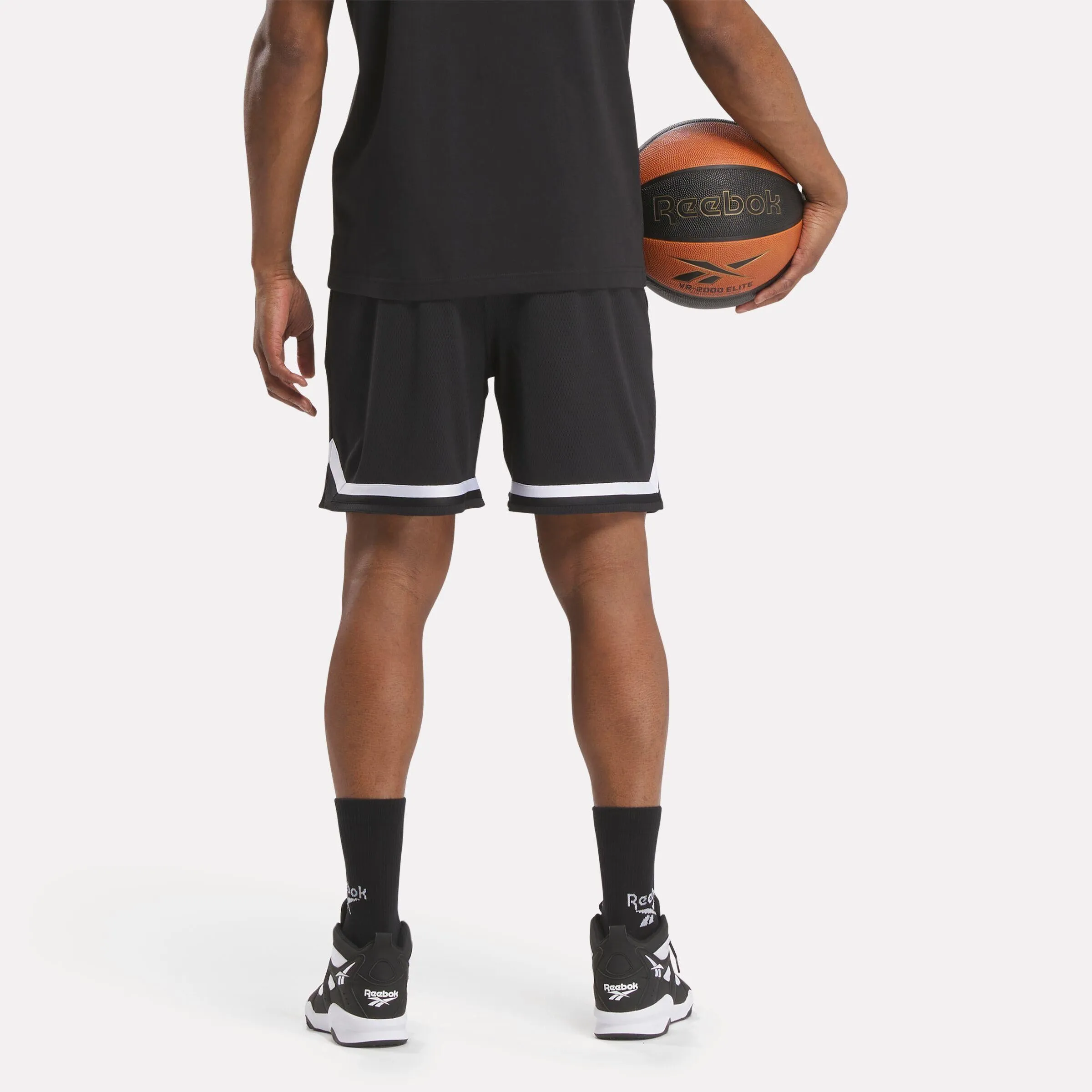 Reebok Apparel Men Basketball Transition Shorts BLACK sold by Reebok product image thumbnail 3