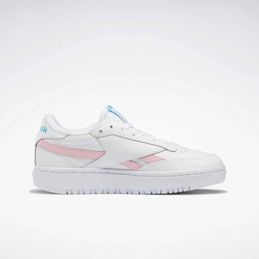 Reebok Footwear Women Club C Double Revenge FTWWHT/PNKGLW/RADAQU sold by Reebok product image thumbnail 2