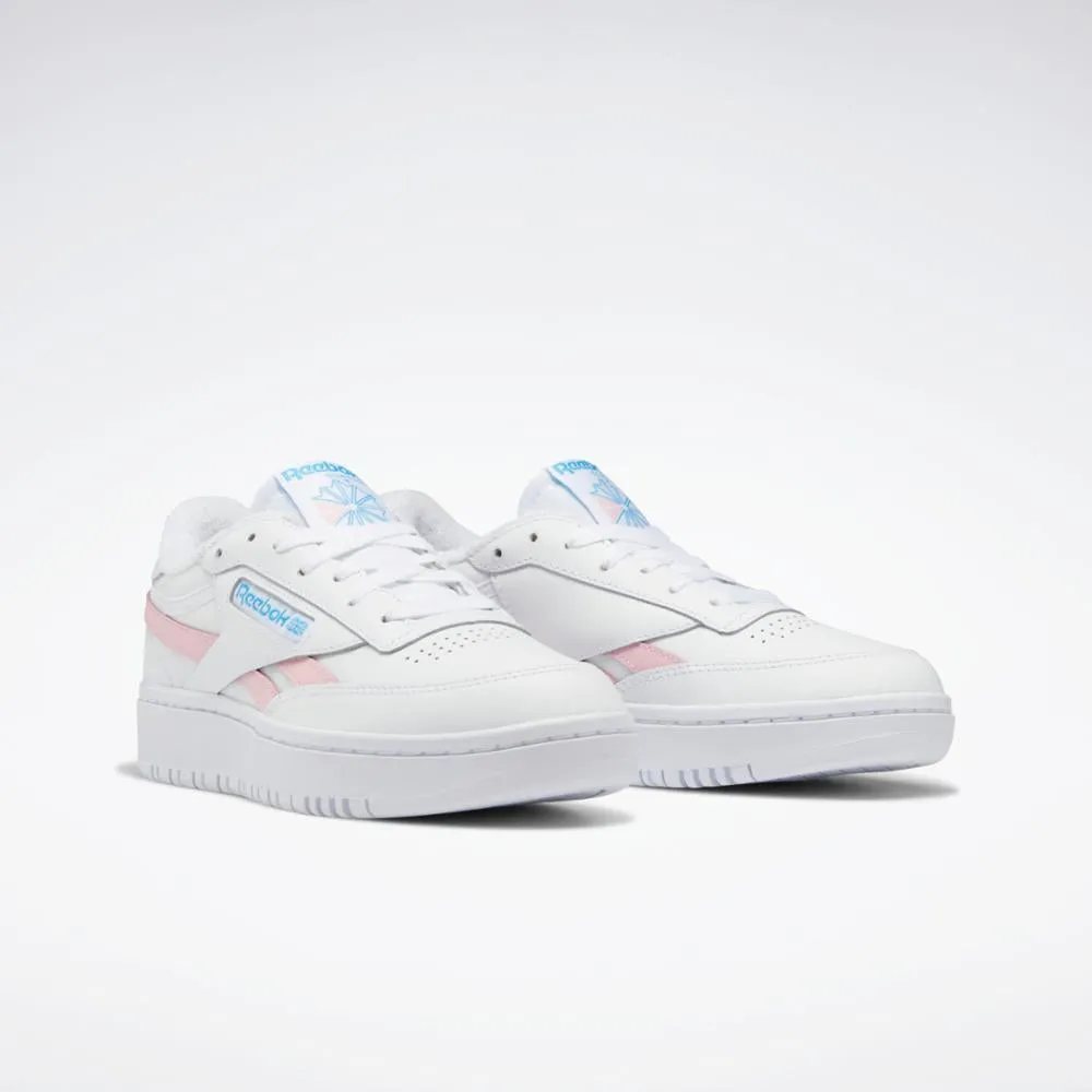 Reebok Footwear Women Club C Double Revenge FTWWHT/PNKGLW/RADAQU sold by Reebok product image thumbnail 3