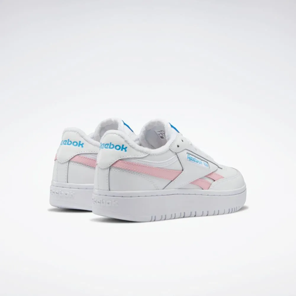 Reebok Footwear Women Club C Double Revenge FTWWHT/PNKGLW/RADAQU sold by Reebok product image thumbnail 4