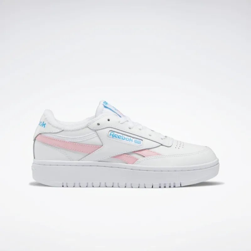 Reebok Footwear Women Club C Double Revenge FTWWHT/PNKGLW/RADAQU sold by Reebok