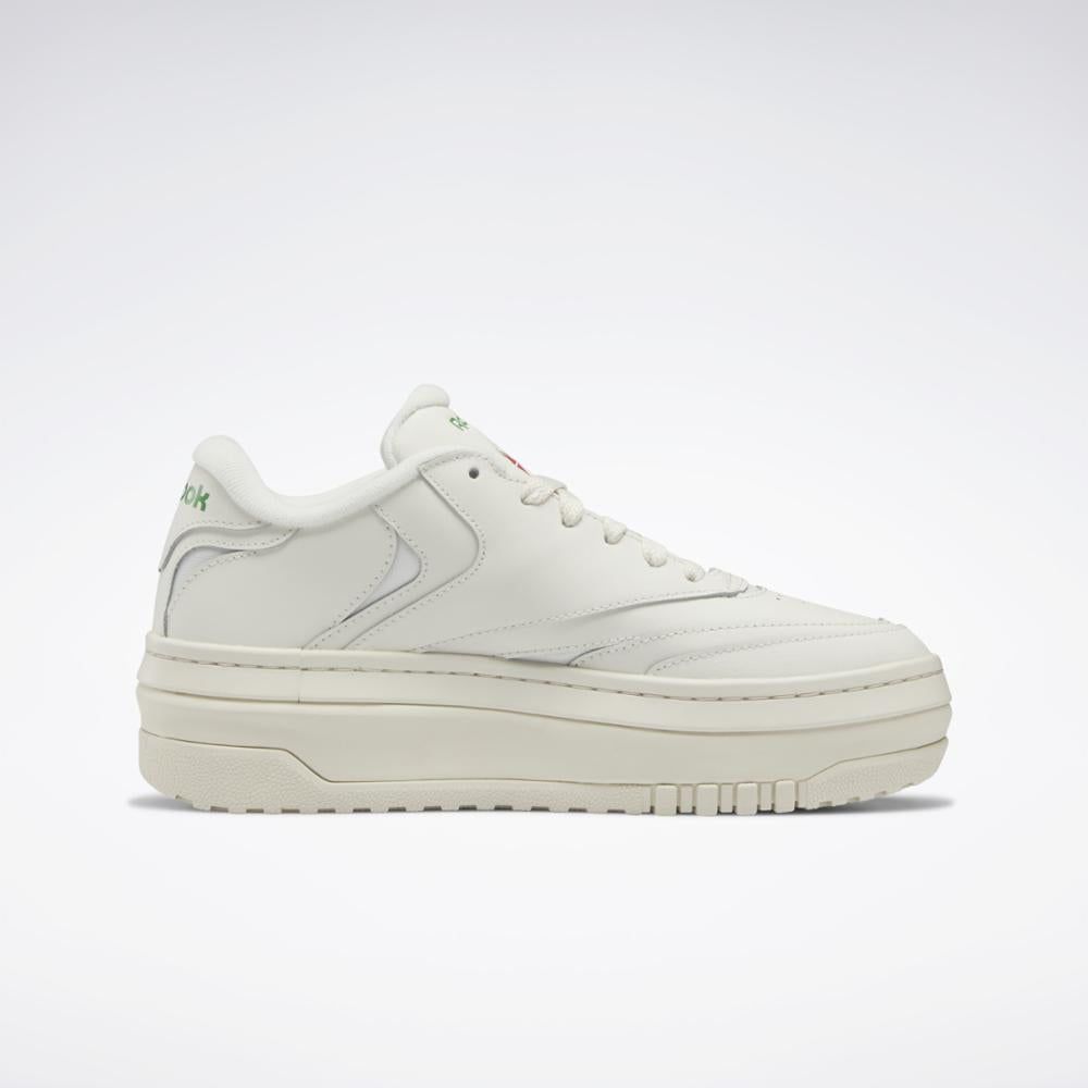 Reebok Footwear Women Club C Extra Shoes CHALK/CHALK/GLEN GREEN sold by Reebok product image thumbnail 2