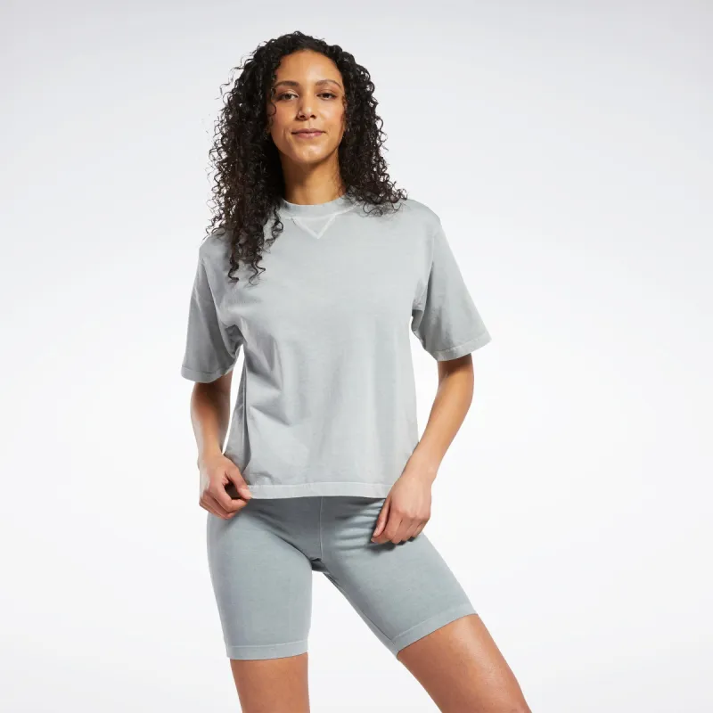 Reebok Apparel Women Classics Natural Dye Boxy T-Shirt PUGRY3 sold by Reebok
