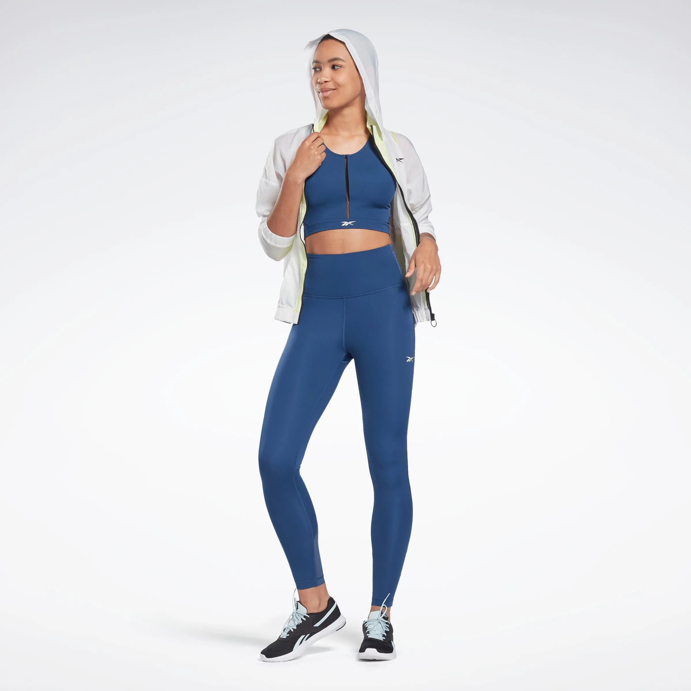 Reebok Apparel Women Lux Perform Crop Top BATBLU sold by Reebok product image thumbnail 2