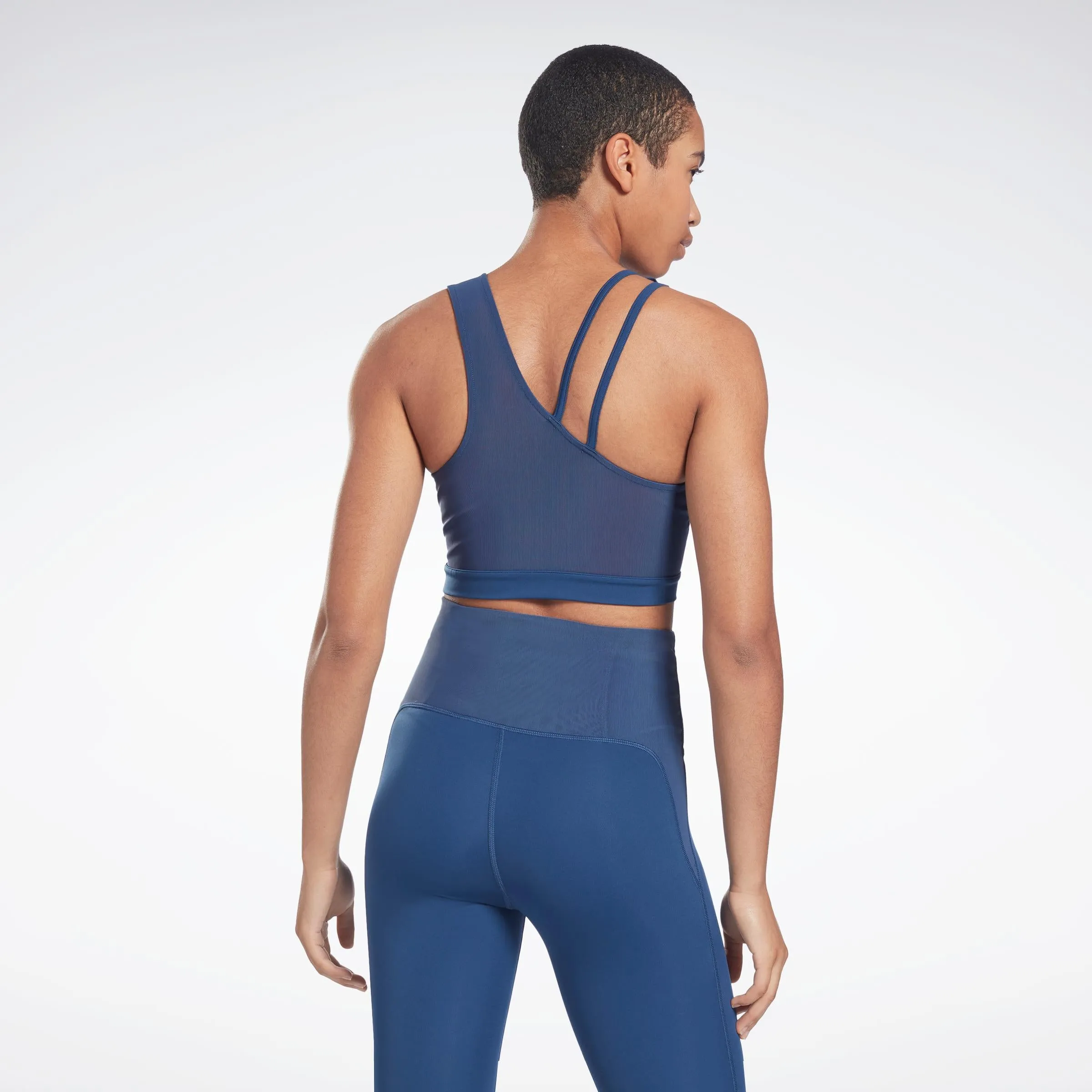 Reebok Apparel Women Lux Perform Crop Top BATBLU sold by Reebok product image thumbnail 3