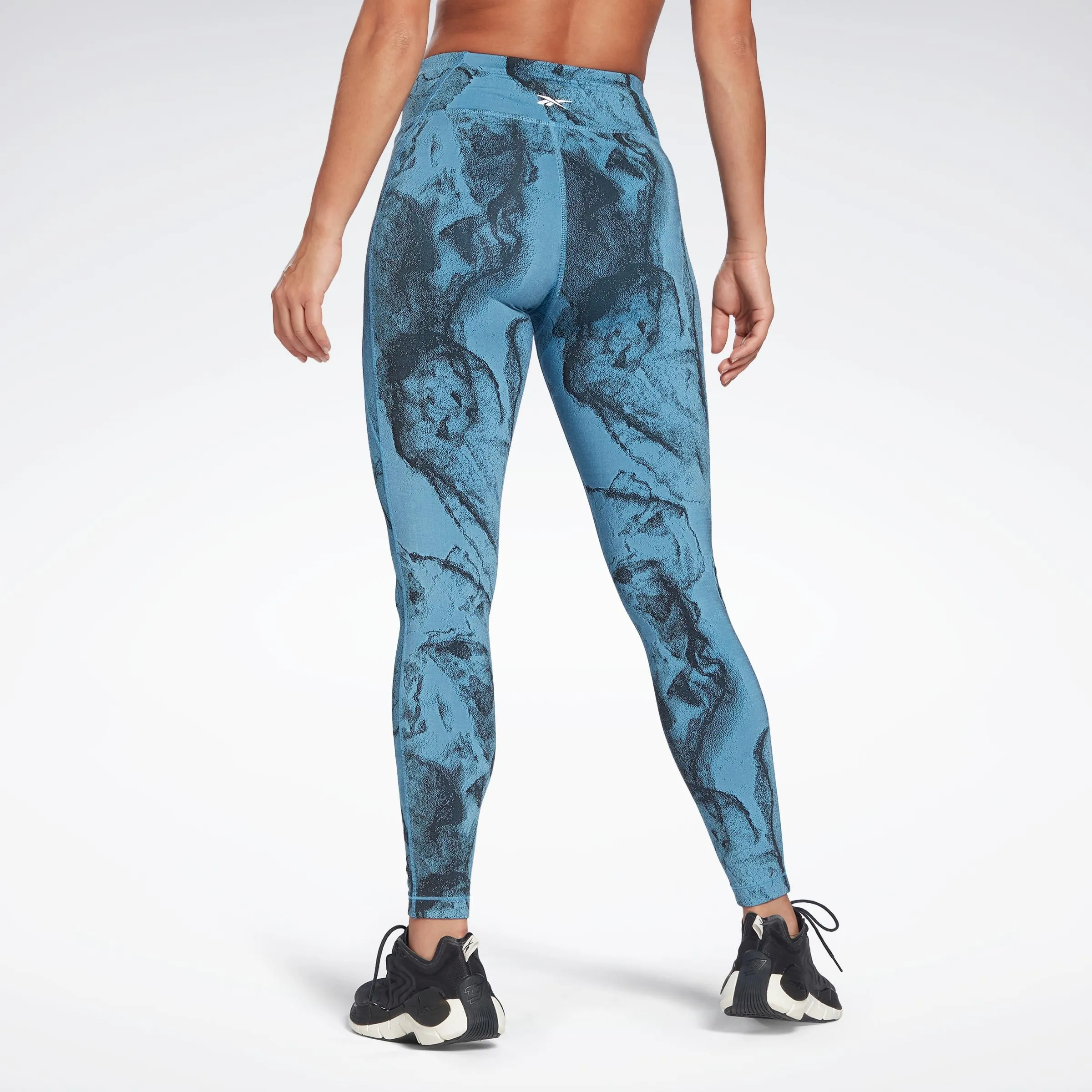 Reebok Apparel Women Lux Jacquard Leggings ESSBLU sold by Reebok product image thumbnail 3