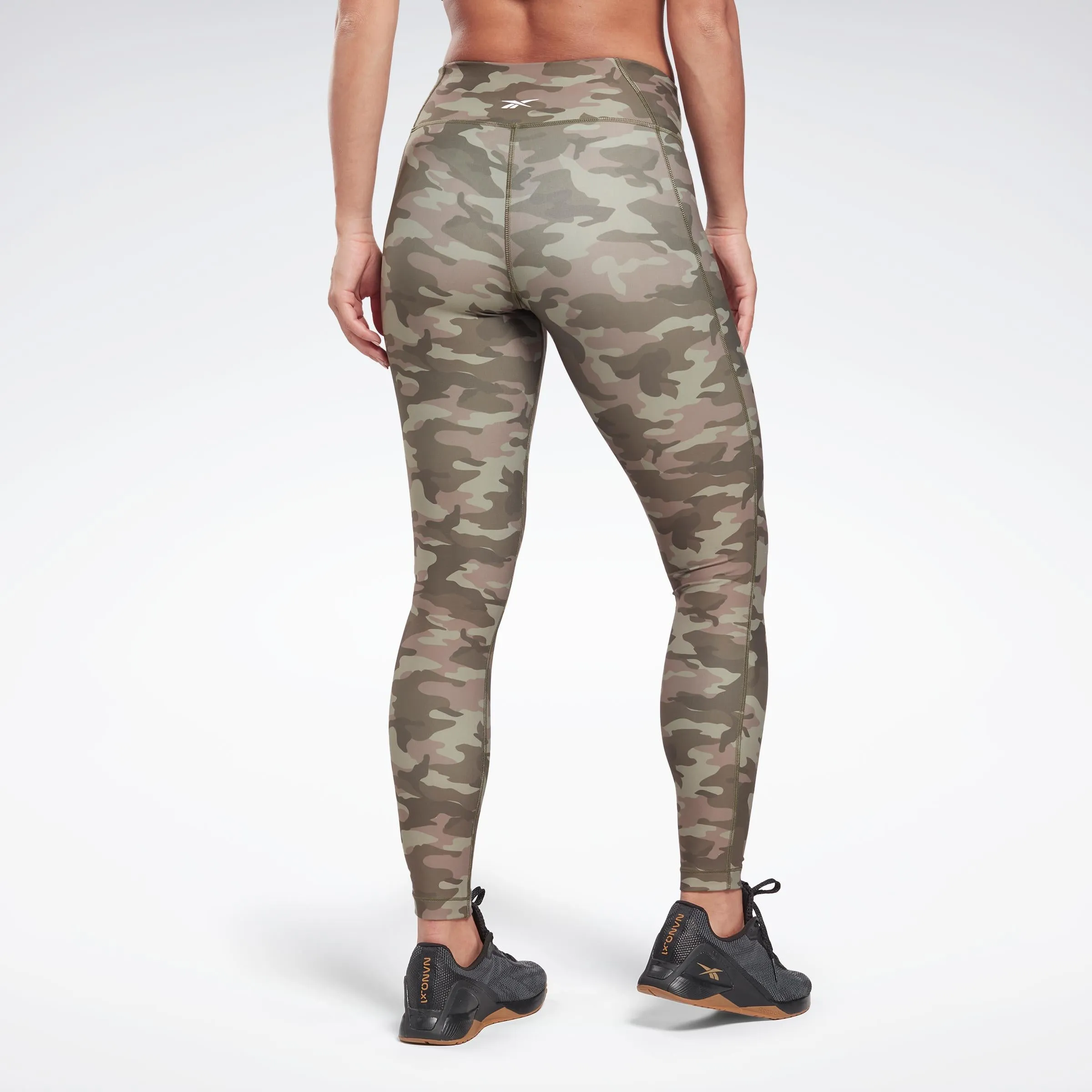 Reebok Apparel Women Lux Bold Camo Print Leggings ARMGRN sold by Reebok product image thumbnail 3