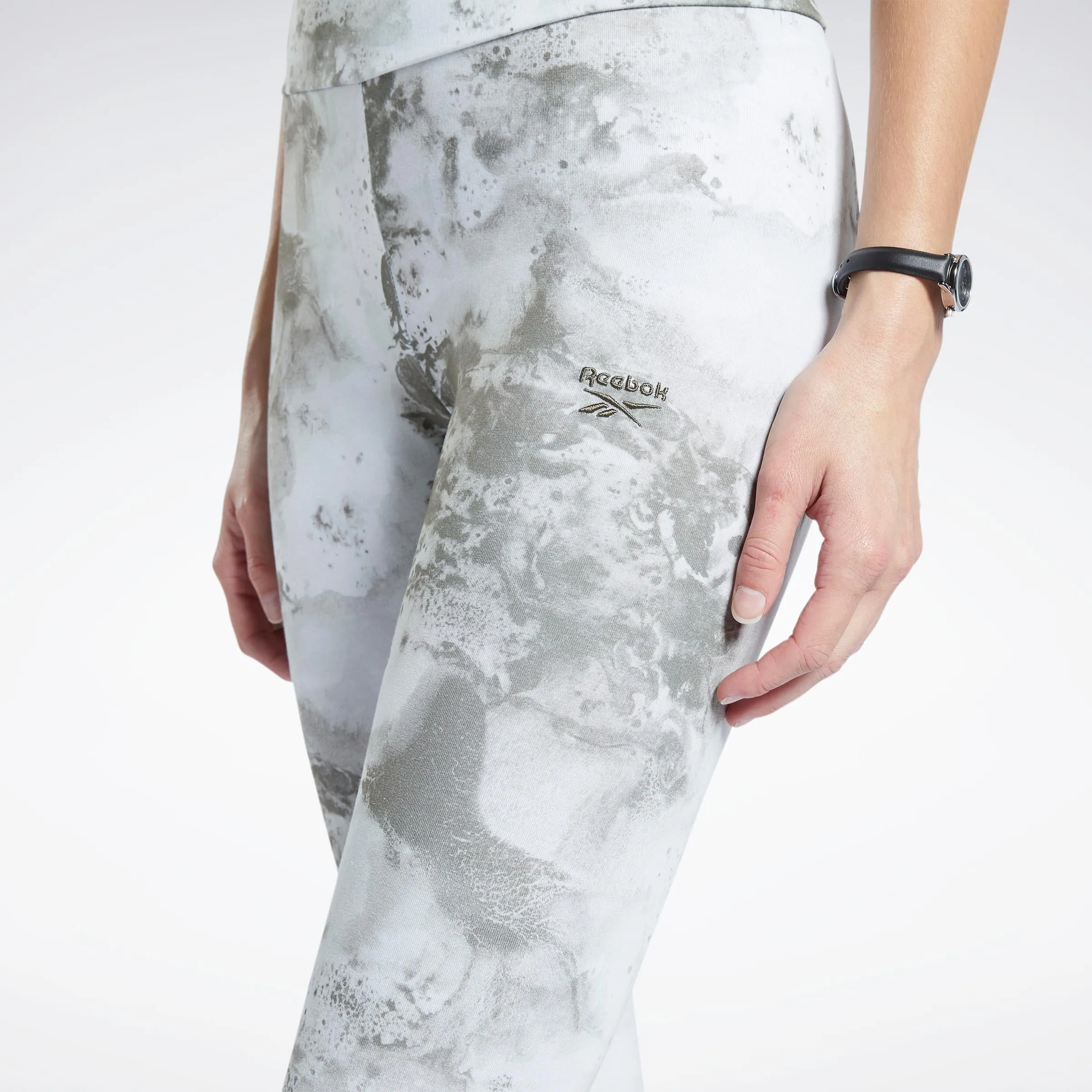 Reebok Apparel Women Classics Cloud Splatter-Print Leggings LGTSAG sold by Reebok product image thumbnail 3