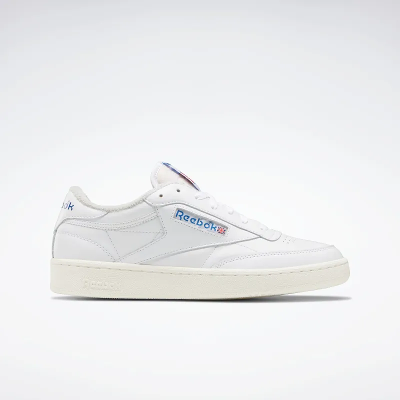 Reebok Footwear Men Club C 85 Vintage Shoes Ftwwht/Chalk/Vecblu sold by Reebok