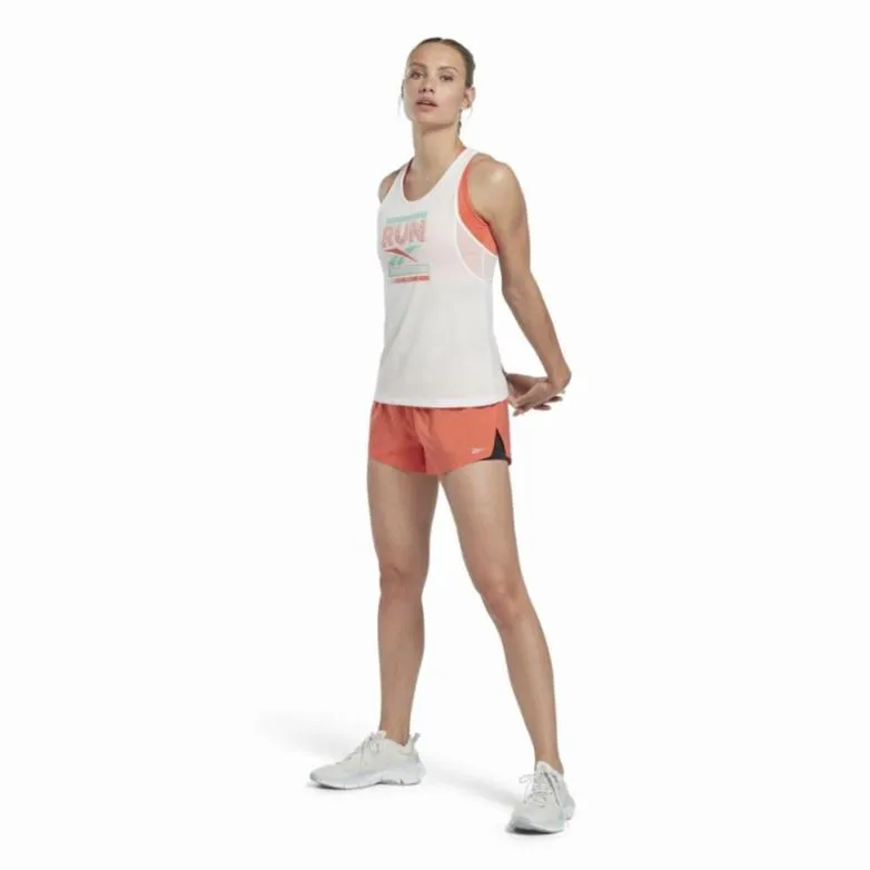 Reebok Apparel Women Running Graphic Speedwick Tank Top WHITE sold by Reebok product image thumbnail 2