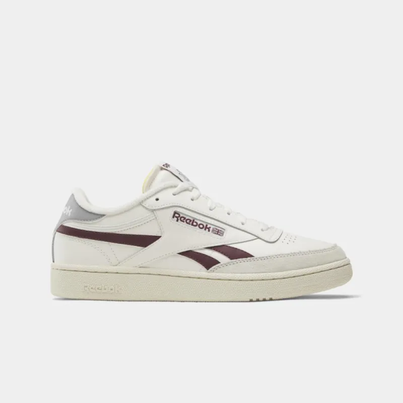 Reebok Footwear Men Club C Revenge Shoes CHALK/CL MAROON /PURE GRY 3 sold by Reebok