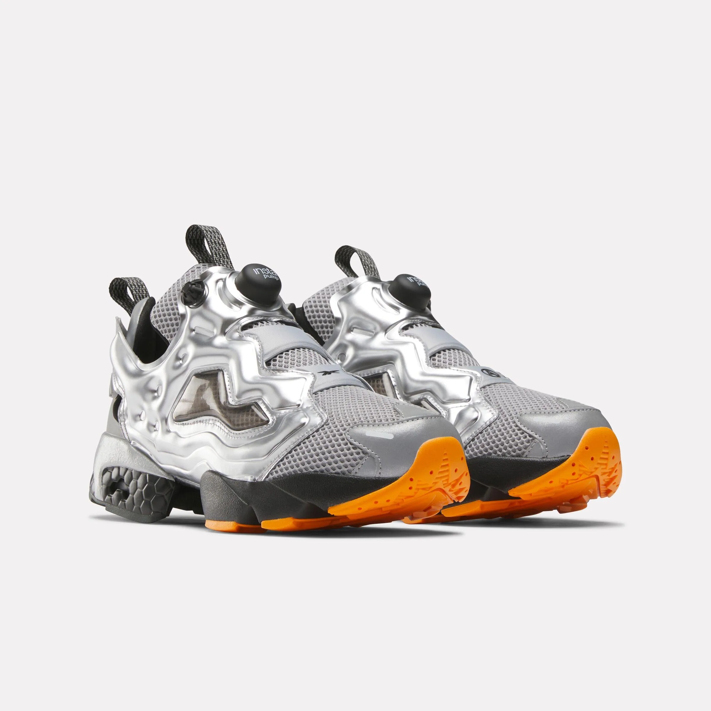 Reebok Footwear Men Reebok x Aries InstaPump Fury 94 Shoes SILVER/BLACK/ORANGE/GREY sold by Reebok product image thumbnail 2