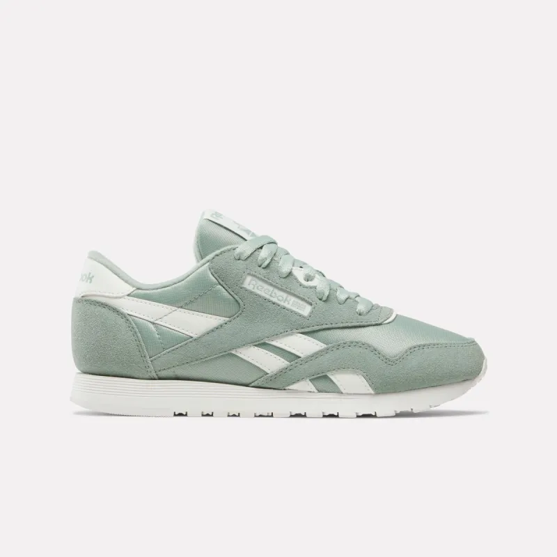 Reebok Footwear Women Classic Nylon Shoes HYBRID GREEN/HYBRID GREEN/CHAL sold by Reebok