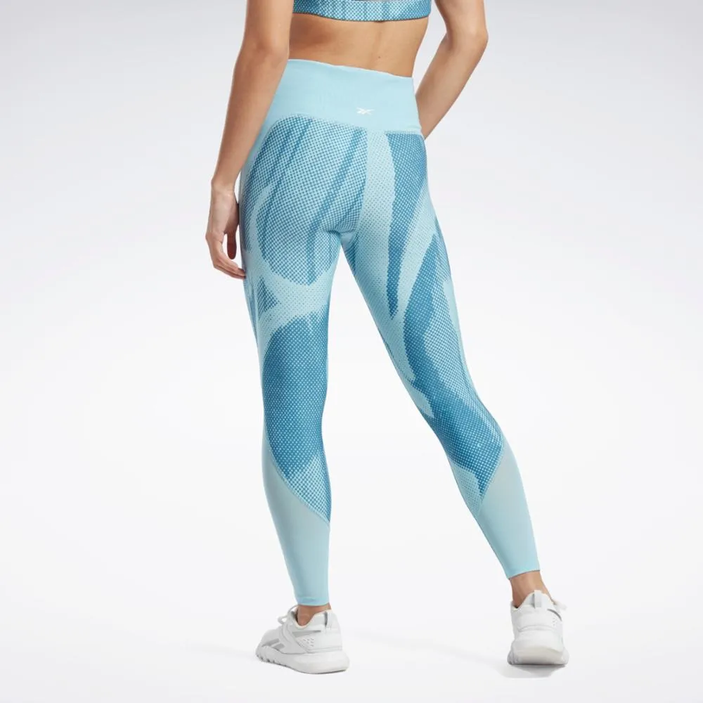 Reebok Apparel Women Lux Perform Leggings STEBLU sold by Reebok product image thumbnail 3