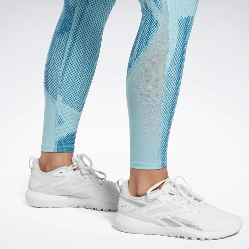 Reebok Apparel Women Lux Perform Leggings STEBLU sold by Reebok product image thumbnail 4