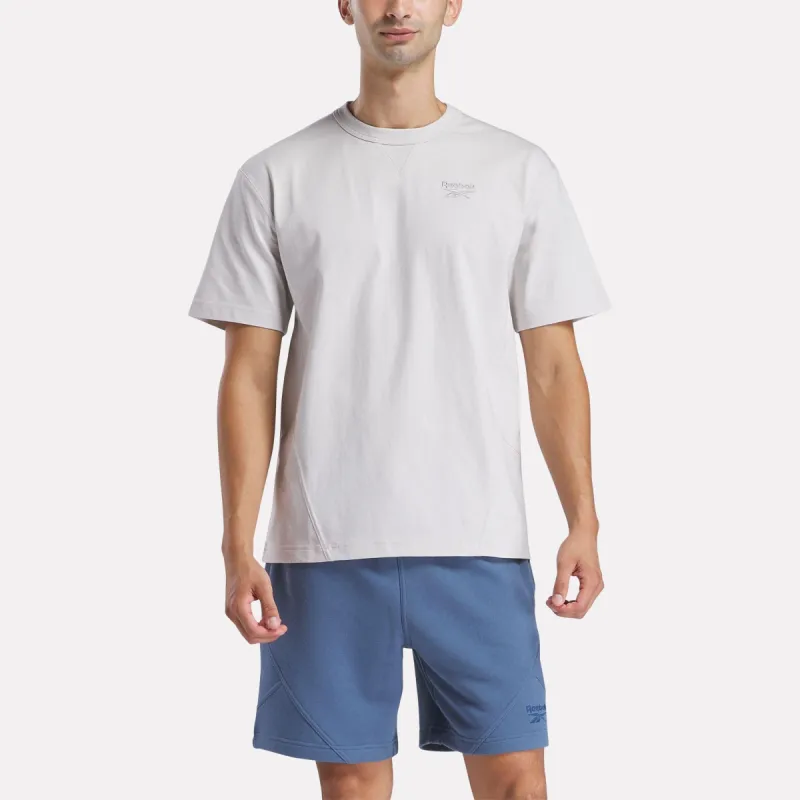 Reebok Apparel Men Icon Elements T-Shirt MIST GREY sold by Reebok