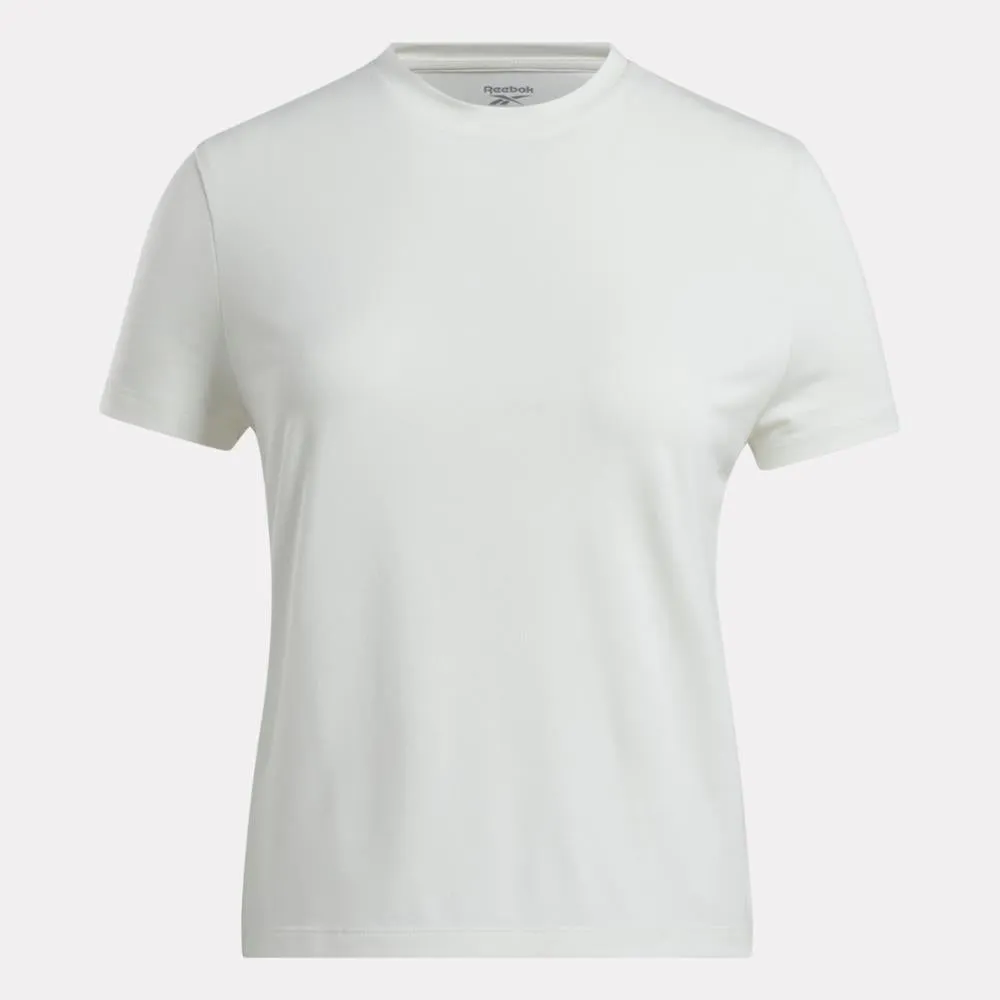 Reebok Apparel Women RBK-CHILL+DreamBlend T-Shirt CHALK sold by Reebok product image thumbnail 4