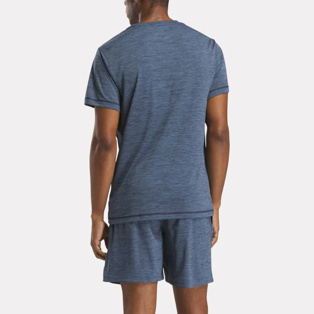 Reebok Apparel Men Training Tech T-Shirt TWILIGHT BLUE sold by Reebok product image thumbnail 3