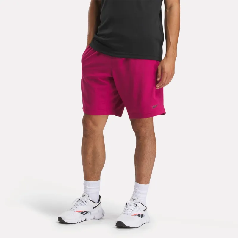 Reebok Apparel Men Workout Ready Shorts 9" VERY BERRY sold by Reebok