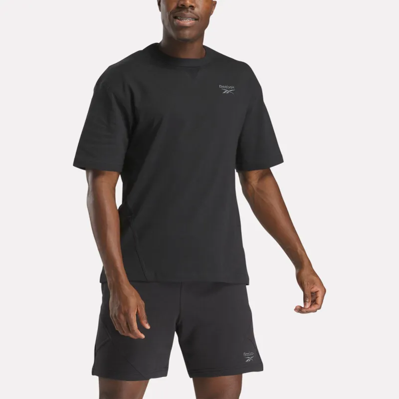 Reebok Apparel Men Icon Elements T-Shirt BLACK sold by Reebok