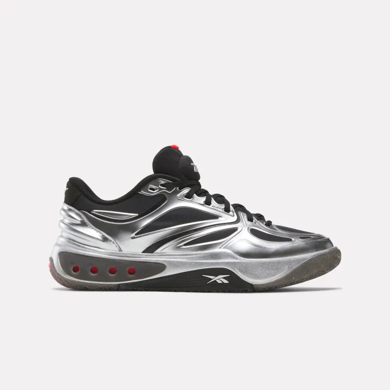 Reebok Footwear Men Engine A Basketball Shoes BLACK/SILVER/WHITE sold by Reebok