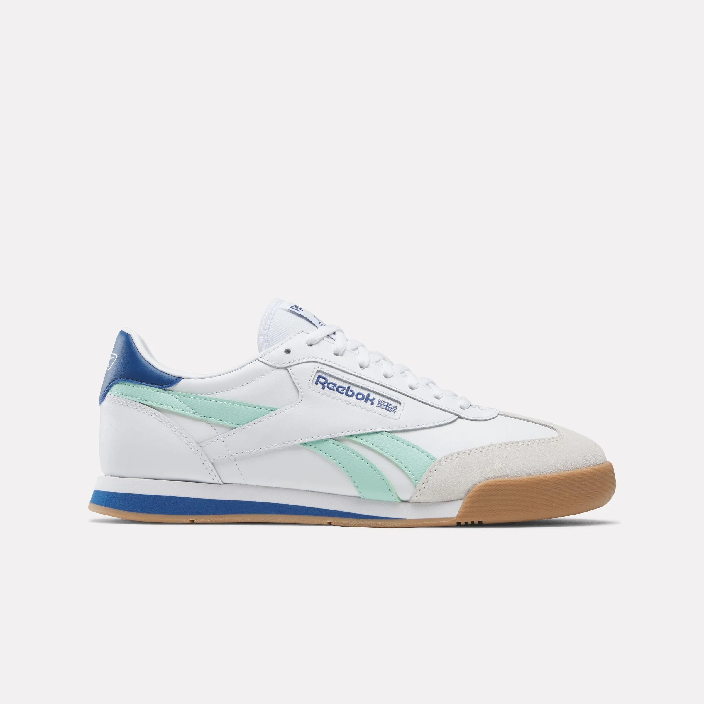 Reebok Footwear Men Campio XT Shoes WHITE/TWILIGHTBLUE/GLITCHAQUA sold by Reebok