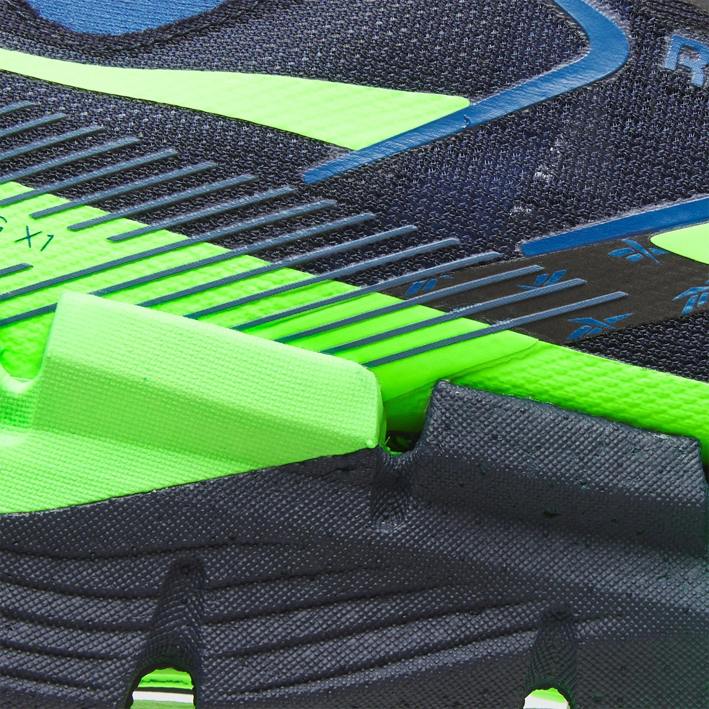 Reebok Footwear Men FloatZig X1 Shoes VECTOR NAVY/SOLAR LIME/TWILIGH sold by Reebok product image thumbnail 5