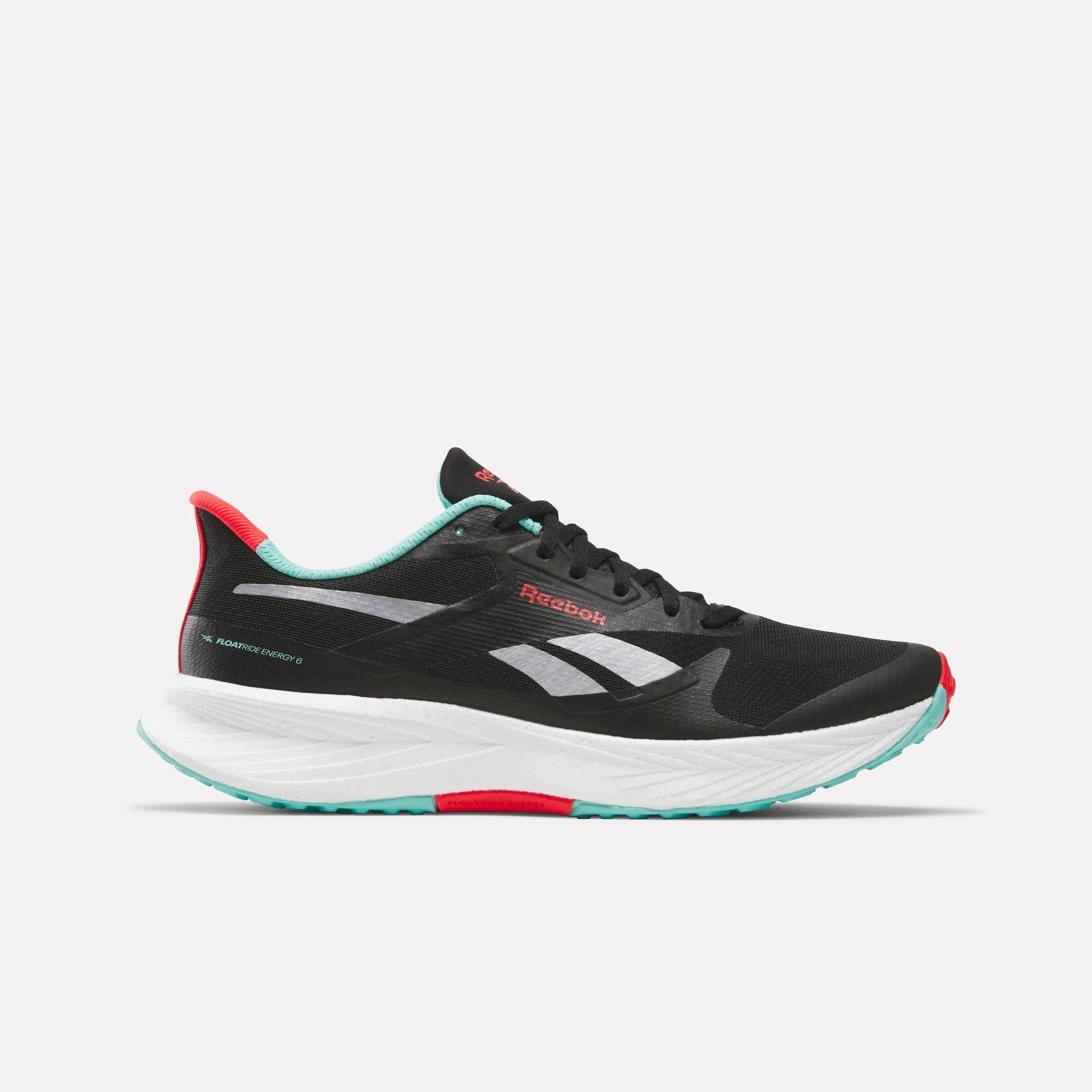 Reebok Footwear Men Floatride Energy 6 Shoes BLACK/WHITE/AI AQUA sold by Reebok