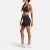 Reebok Apparel Women Lux High Rise Biker Shorts 6" BLACK sold by Reebok