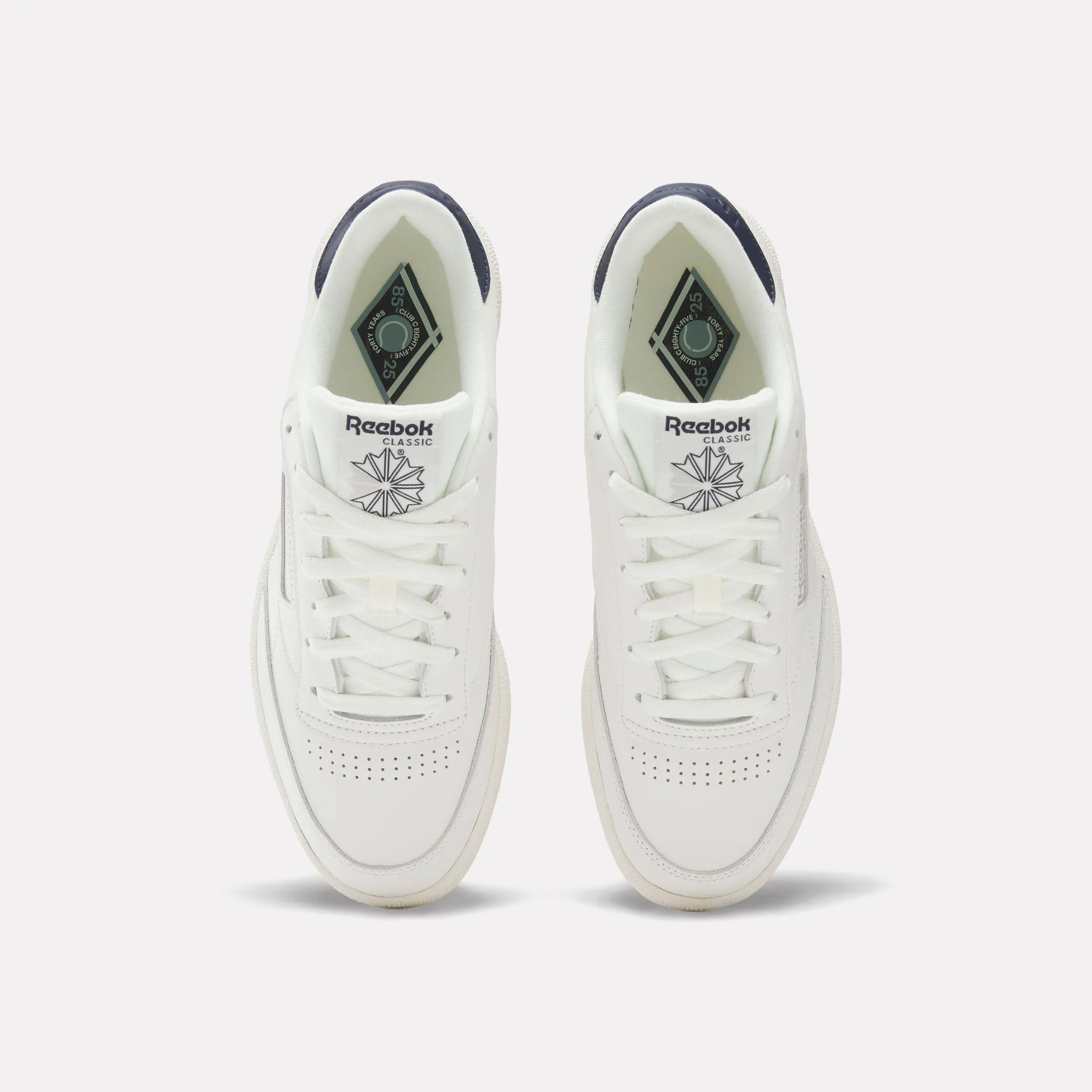 Reebok Footwear Men Club C 85 Shoes CHALK/NAVY/FLINTGREYMET sold by Reebok product image thumbnail 5