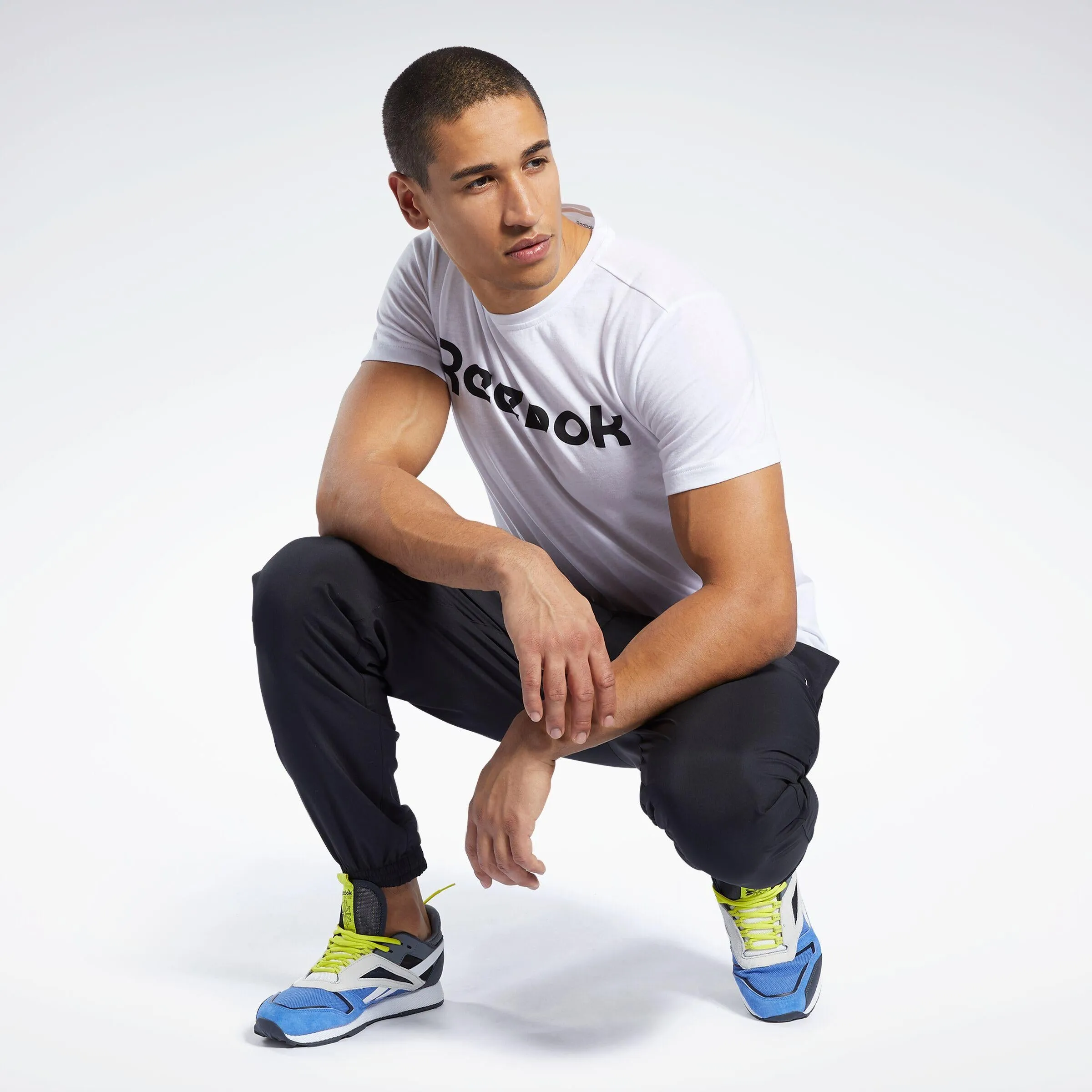 Reebok Apparel Men Graphic Series Linear Logo T-Shirt WHITE sold by Reebok product image thumbnail 2