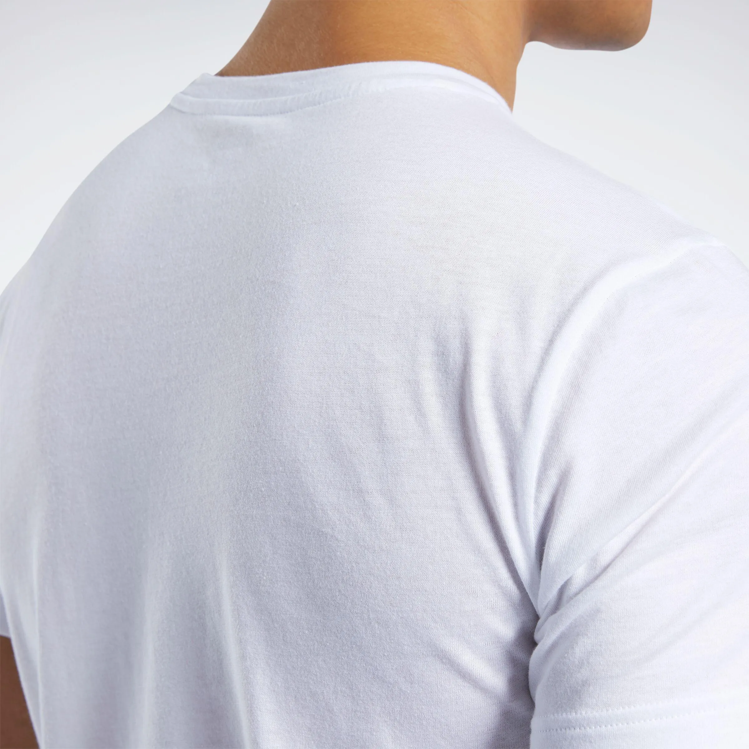 Reebok Apparel Men Graphic Series Linear Logo T-Shirt WHITE sold by Reebok product image thumbnail 5