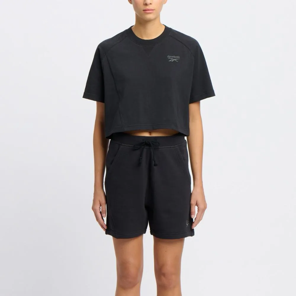 Reebok Apparel Women Icon Elements T-Shirt BLACK sold by Reebok