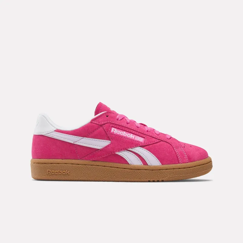 Reebok Footwear Women Club C Grounds UK Shoes TRUE PINK/DIGITAL GLEAM/GUM made by Reebok