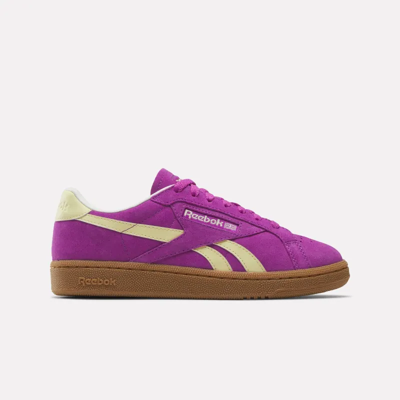 Reebok Footwear Women Club C Grounds UK Shoes PURPLERAVE/BLEACHEDYELLOW/CHAL sold by Reebok