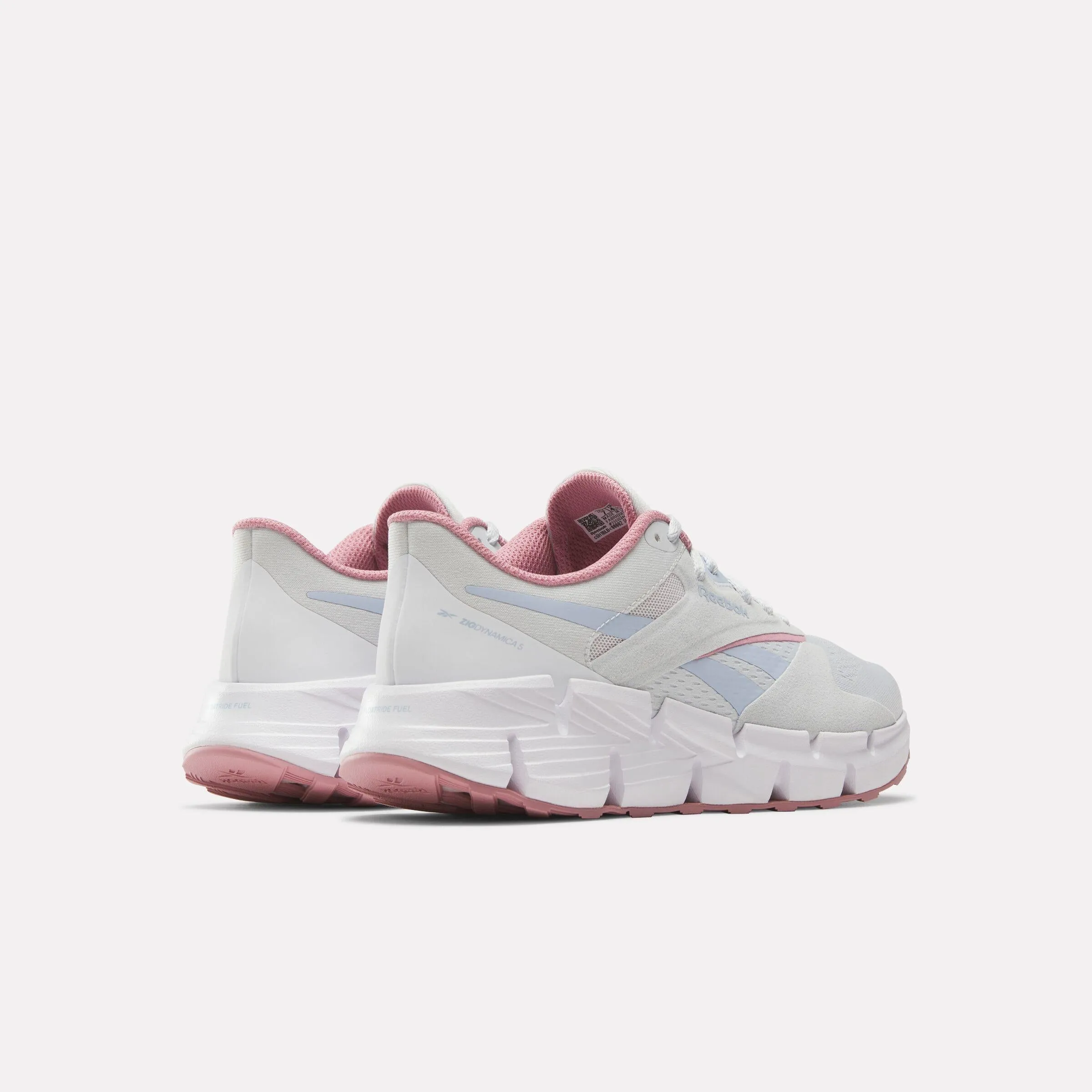 Reebok Footwear Women Zig Dynamica 5 Shoes MOON/WHITE/DUSTYROSE sold by Reebok product image thumbnail 3