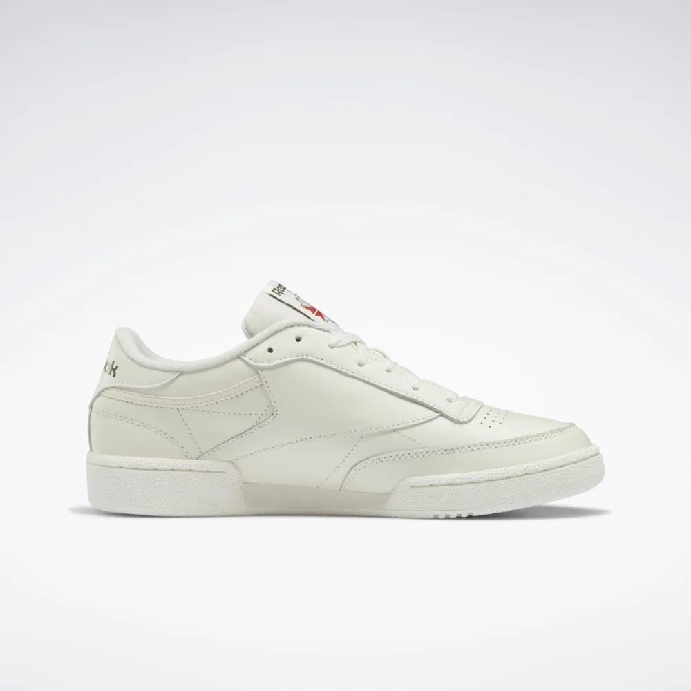 Reebok Footwear Men Club C 85 Shoes CHALK/CHALK/HUNTER GREEN sold by Reebok product image thumbnail 2