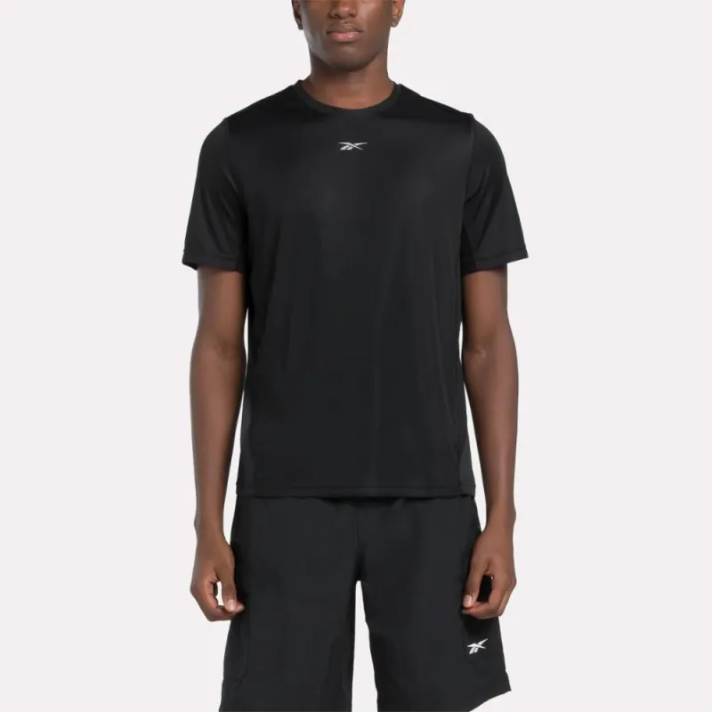 Reebok Apparel Men Running Speedwick T-Shirt BLACK sold by Reebok