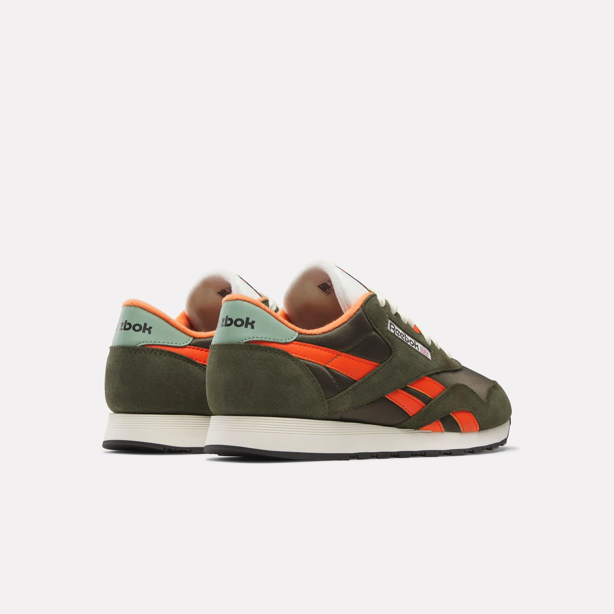 Reebok Footwear Men Classic Nylon Shoes HUNTER GREEN/PUMP ORANGE/VINTA sold by Reebok product image thumbnail 3