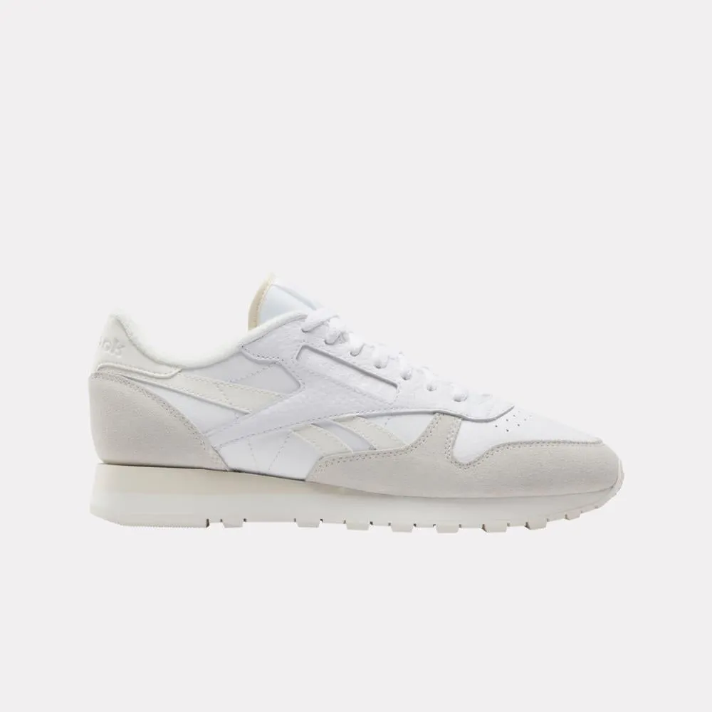 Reebok Footwear Men Classic Leather Shoes WHITE/CHALK/BARELY GREY sold by Reebok