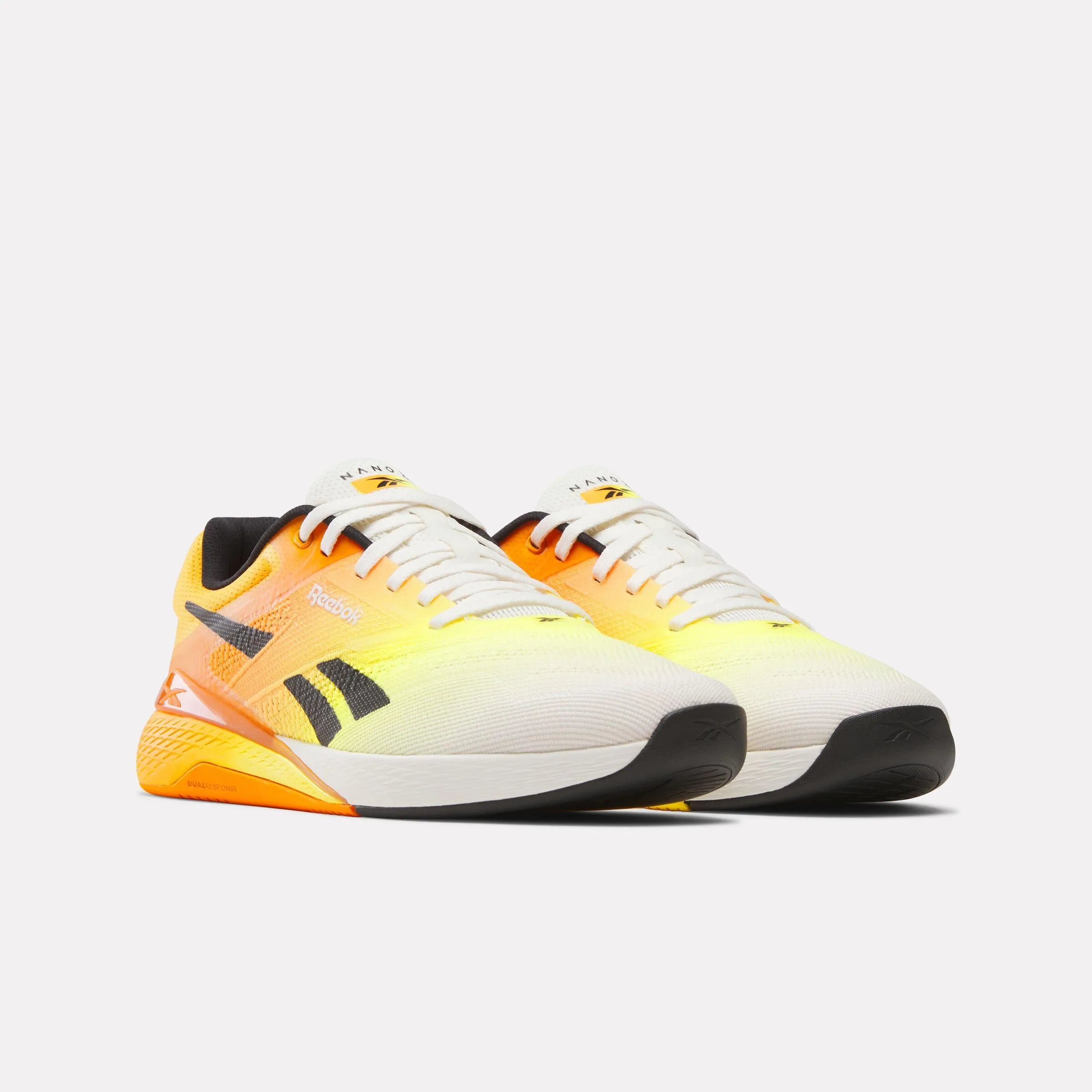Reebok Footwear Men Nano X5 Training Shoes CHALK/BLACK/ELECTRIC AMBER sold by Reebok product image thumbnail 2