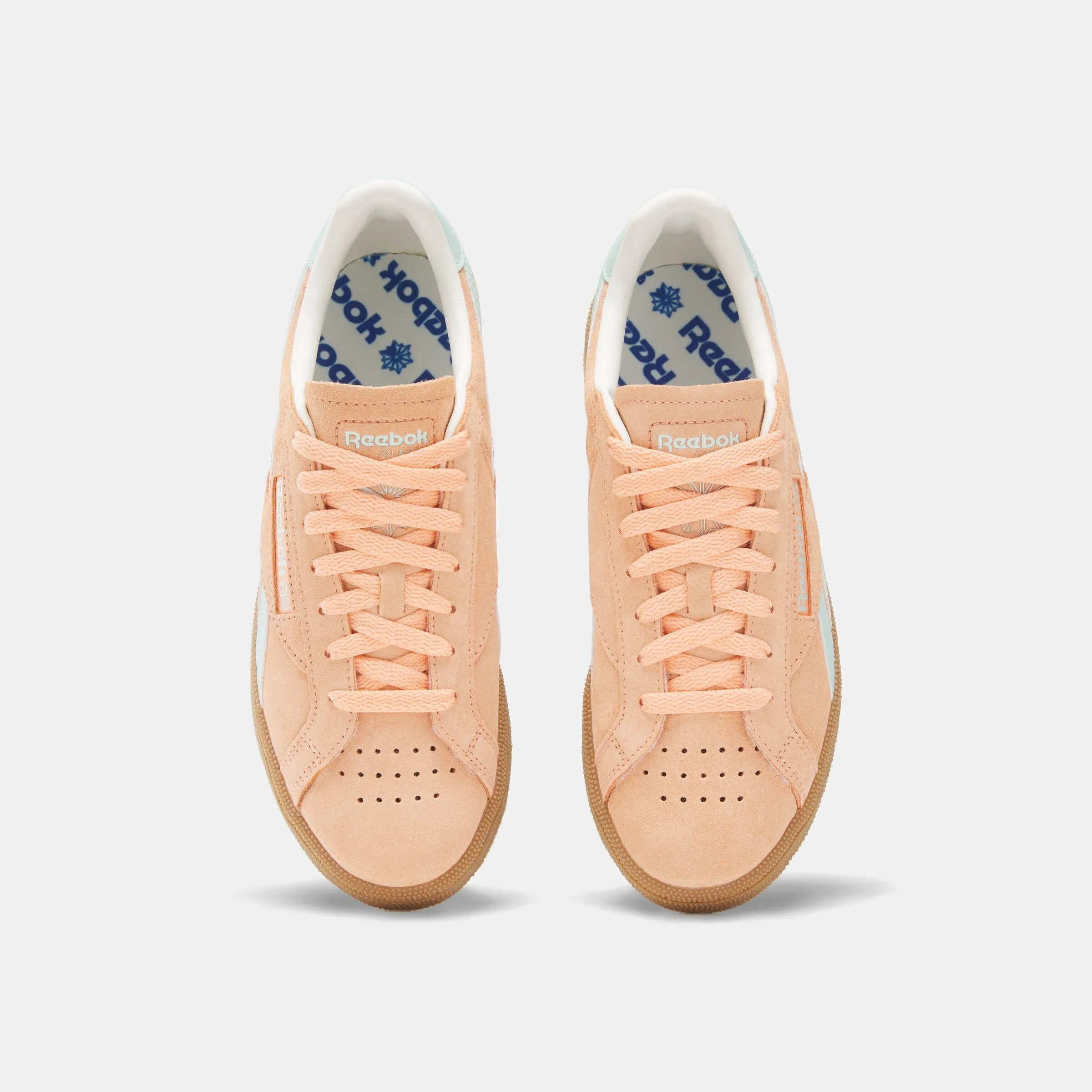 Reebok Footwear Women Club C Grounds UK Shoes SUNKISSEDORANGE/GLITCHAQUA/CHA sold by Reebok product image thumbnail 5