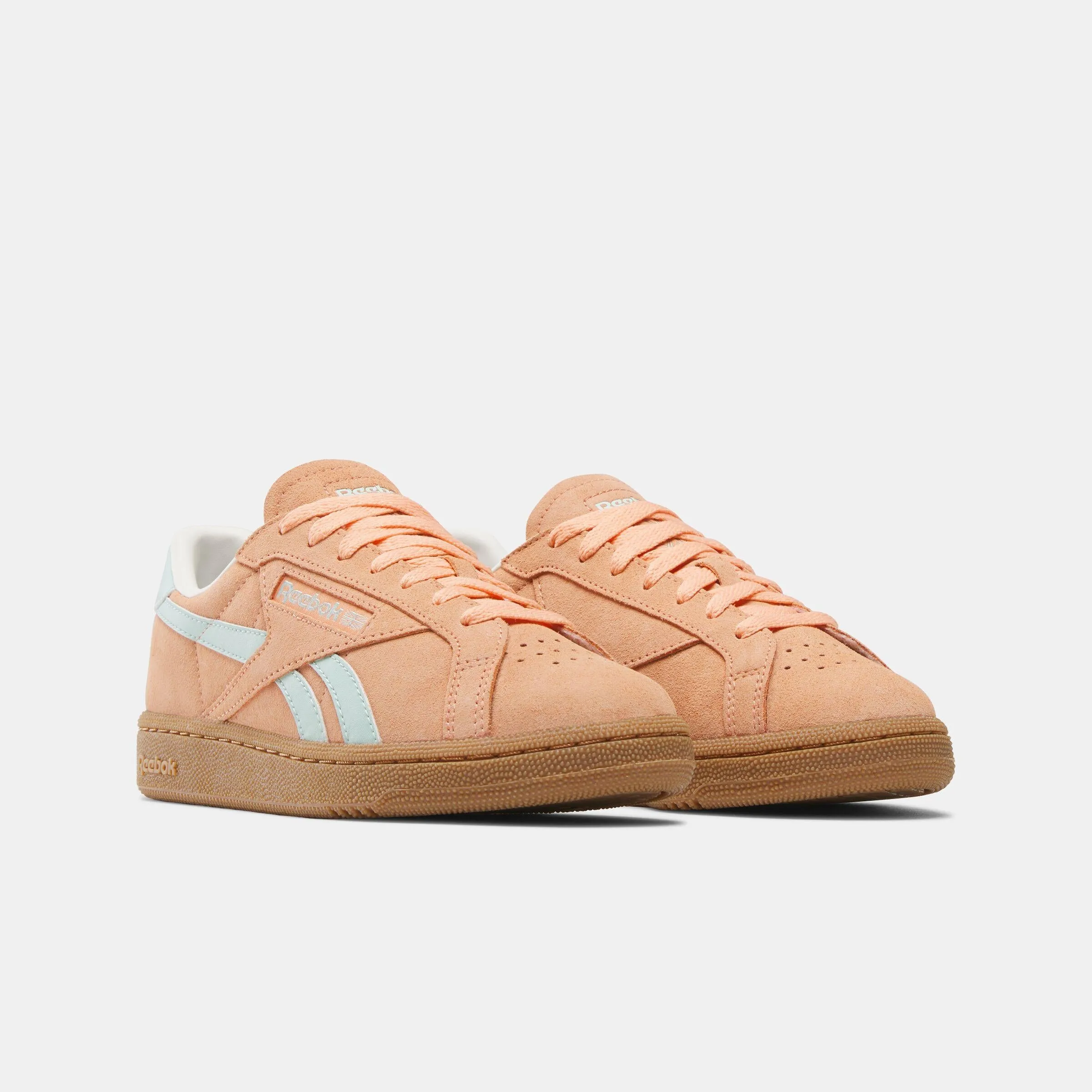 Reebok Footwear Women Club C Grounds UK Shoes SUNKISSEDORANGE/GLITCHAQUA/CHA sold by Reebok product image thumbnail 2