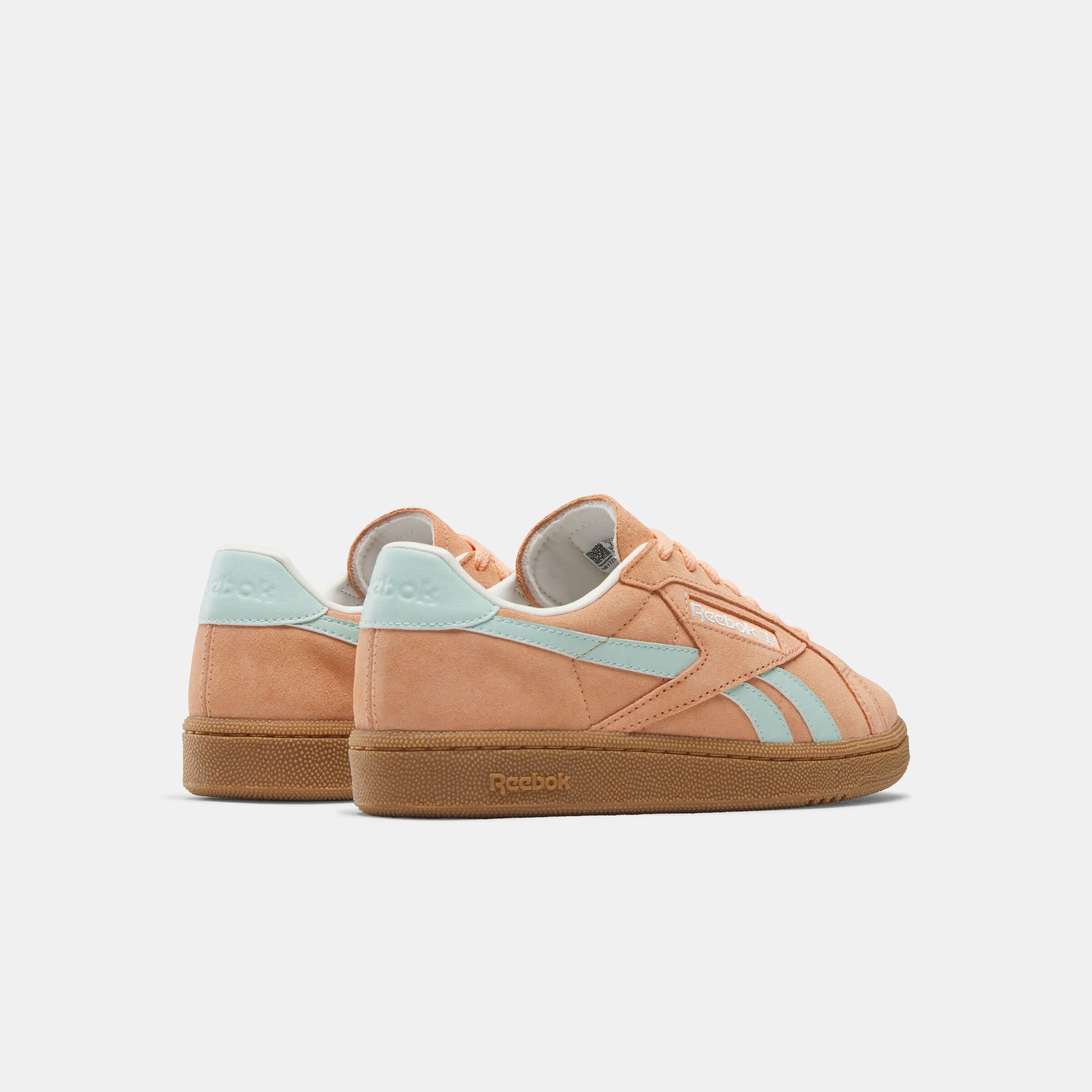 Reebok Footwear Women Club C Grounds UK Shoes SUNKISSEDORANGE/GLITCHAQUA/CHA sold by Reebok product image thumbnail 3